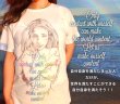 画像1: I LOVE ME♡ご自愛=ご慈愛♡自分自神Tシャツ（鉛筆画×レインボー文字） (1)