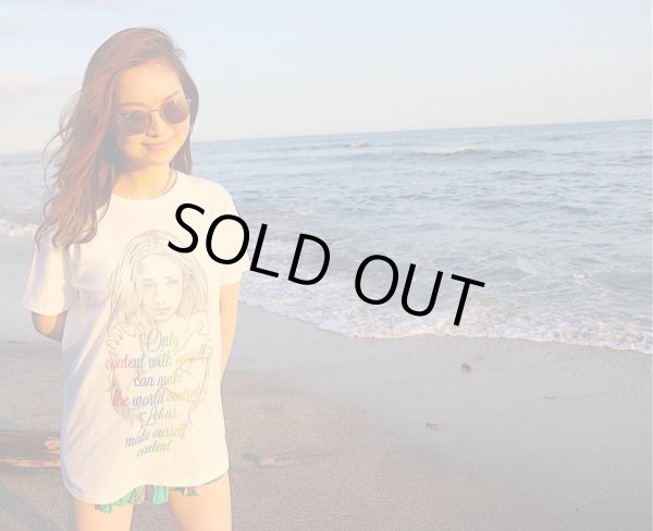 画像4: I LOVE ME♡ご自愛=ご慈愛♡自分自神Tシャツ（鉛筆画×レインボー文字） (4)