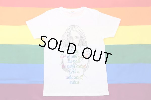 画像5: I LOVE ME♡ご自愛=ご慈愛♡自分自神Tシャツ（鉛筆画×レインボー文字） (5)