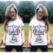 画像3: Love＆Peace【愛と平和】ネイビーラメ文字×ラメ虹Tシャツ (3)