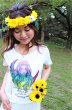 画像5: 自分自魂との結魂Tシャツ【昼の虹色のラメの月×鉛筆画女神version】 (5)