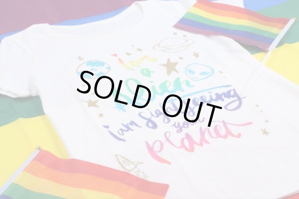 画像13: Alien【宇宙人専用】宇宙人用☆地球観光Tシャツ２色（白・黒） (13)