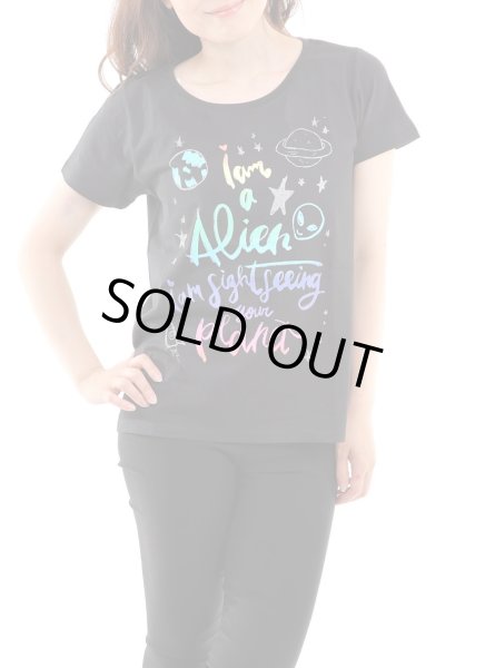 画像11: Alien【宇宙人専用】宇宙人用☆地球観光Tシャツ２色（白・黒） (11)