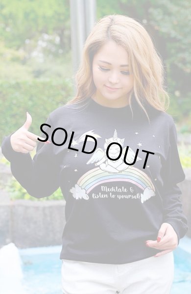 画像18: 2018秋新作「瞑想＆自己内観ペガコ☆ロングTシャツ」３色展開 (18)