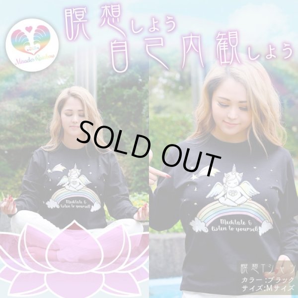 画像8: 2018秋新作「瞑想＆自己内観ペガコ☆ロングTシャツ」３色展開 (8)