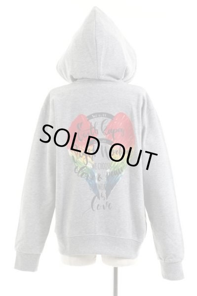 画像12: 2018年年末新作！Miracles自分自神パーカー秋冬厚手タイプ【ライトワーカー＆アースキーパー】4色（白・黒・グレー・ネイビー） (12)