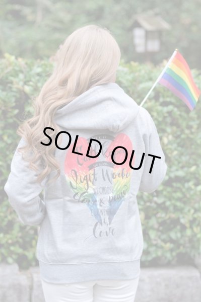 画像13: 2018年年末新作！Miracles自分自神パーカー秋冬厚手タイプ【ライトワーカー＆アースキーパー】4色（白・黒・グレー・ネイビー） (13)