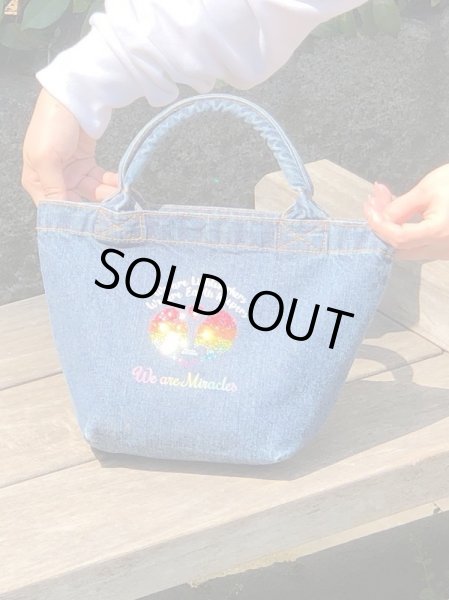 画像10: ラインストーンデニムバック【ライトワーカー＆アースキーパーのメッセンジャーバック】 (10)