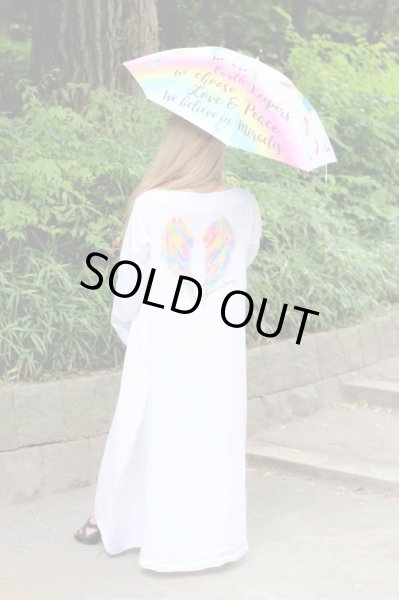 画像8: レインボーエンジェルズ♡虹色の羽の麻ワンピース【初回受注のみ送料無料】 (8)